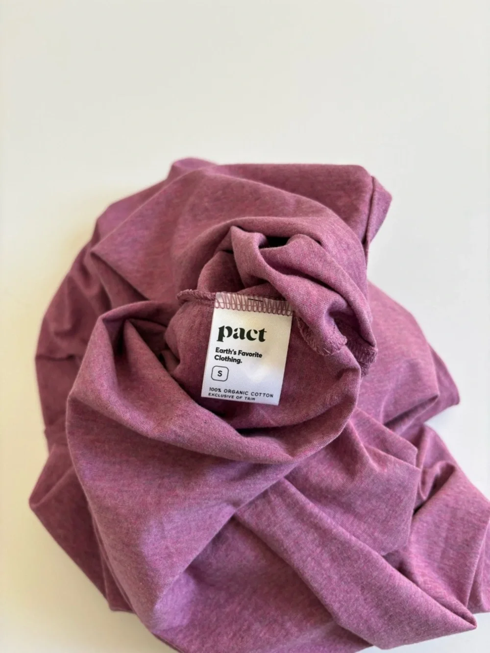 Pact Organic Cotton Midi Tank Dress Mauve Purple Size Small - Picture 4 of 10